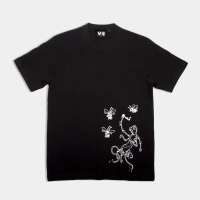 V-shirt Fleuwr Black