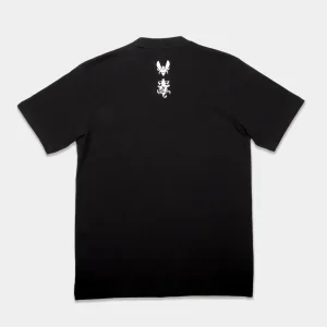 Alternative view of V-shirt Fleuwr Black