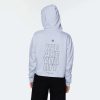 Áo Khoác (Hoodie) Crop Femme Essentials Vitality gris