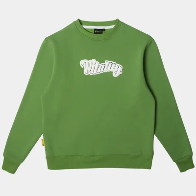 Áo Nỉ (Sweater) Lifestyle Puff vert